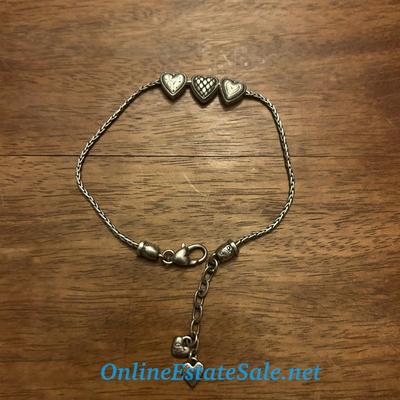 SILVER HEART BRACELET