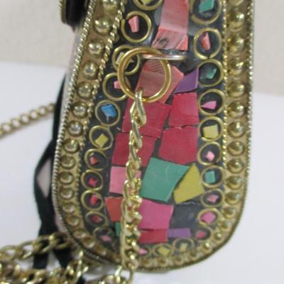 Hand Crafted Lu lu Vintage Crossbody Clutch LU LU