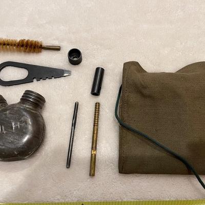 Military gun cleaning kit