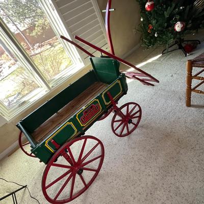 Antique restored wagon
