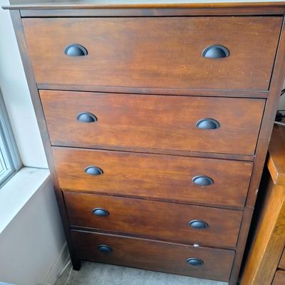 BROWN DRESSER