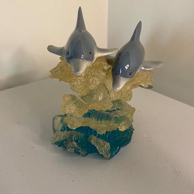 Lot of Dolphin / Whale Figurines