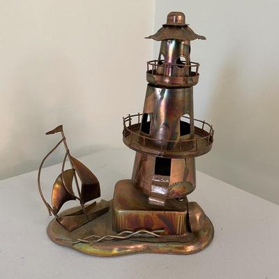 Lot of Lighthouse Decorative Items