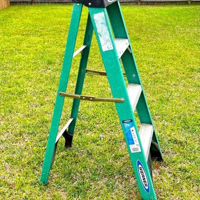 4 Ft. Werner Step Ladder - 225 lbs. Load Capacity