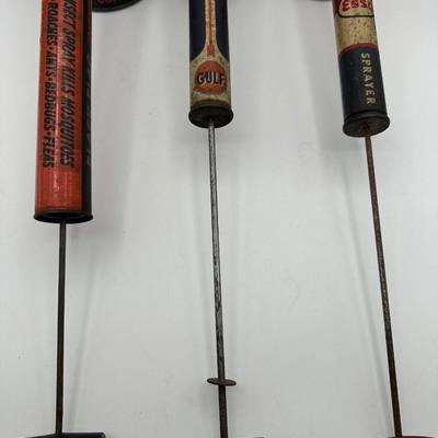 Vintage Flit, Gulf & Black Flag Bug Sprayers