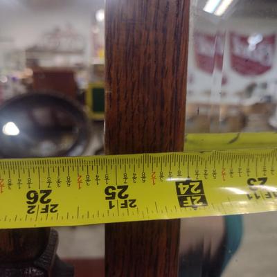 Vintage Solid Wood Three Drawer Dresser with Mirror