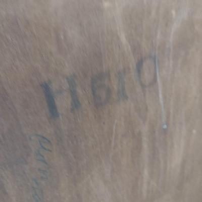 Vintage Solid Wood Three Drawer Dresser with Mirror