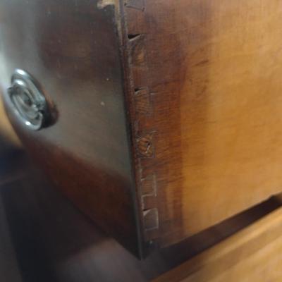 Vintage Solid Wood Bow Front Buffet/Sideboard