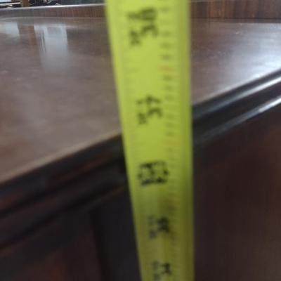 Vintage Solid Wood Bow Front Buffet/Sideboard