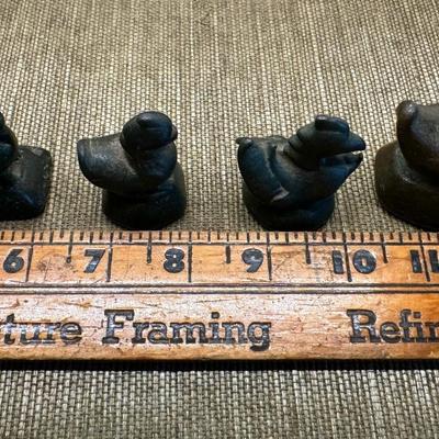 LOT 16 - Bronze Opium Weight Set