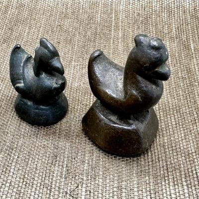 LOT 16 - Bronze Opium Weight Set