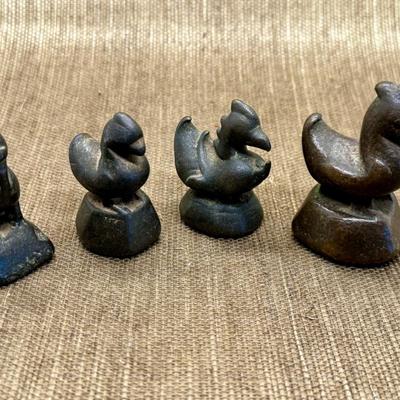 LOT 16 - Bronze Opium Weight Set