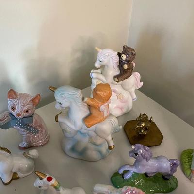 Lot of Primarily Unicorn Figurines