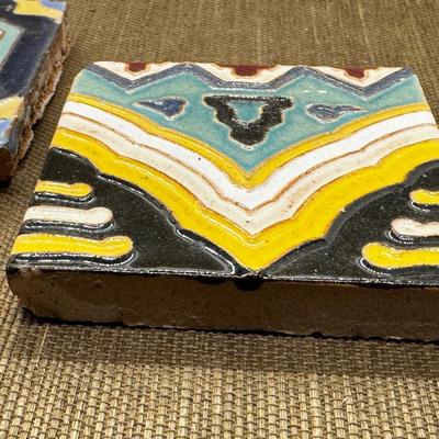 LOT 19 - 2 Decorative Tiles