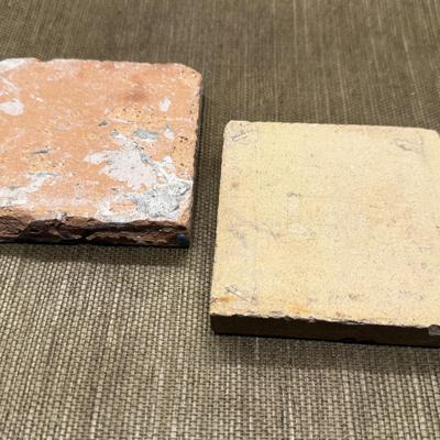 LOT 19 - 2 Decorative Tiles