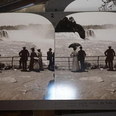 EARLY 1900'S STEREO-OPTIC CARDS OF NIAGRA FALLS