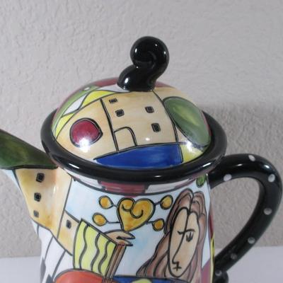 Teapot Studio Designs Works Picaso Inspired Teapot 11