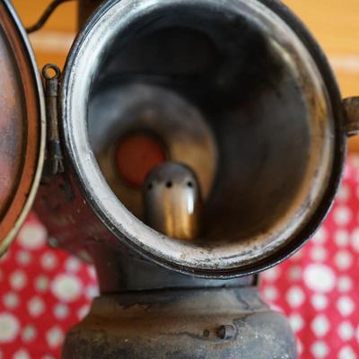 DIETZ DRIVING LAMP. ORIGINAL FINISH AND LENS.