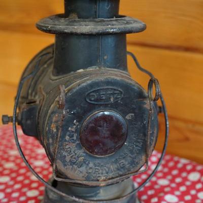 DIETZ DRIVING LAMP. ORIGINAL FINISH AND LENS.
