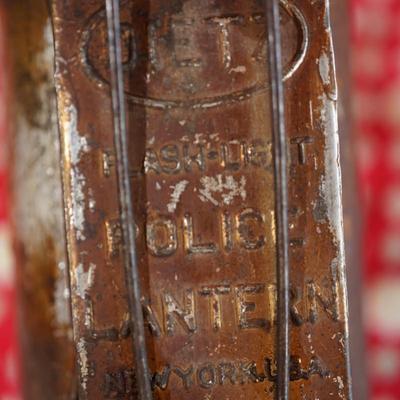 ANTIQUE POLICE/ SIGNAL LANTERN