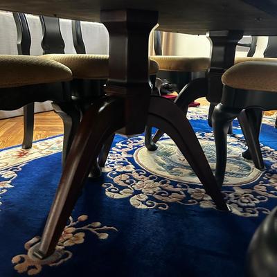 Formal Dining Table with Set of 8 Chairs