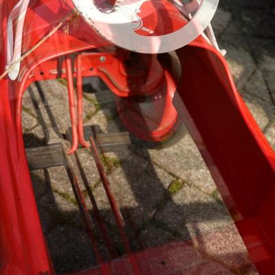 1950's STYLE MURRAY PEDAL FIRE DEPARTMENT TRUCK W/BELL