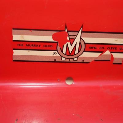 1950's STYLE MURRAY PEDAL FIRE DEPARTMENT TRUCK W/BELL