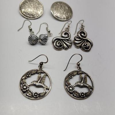 Lot of sterling earrings