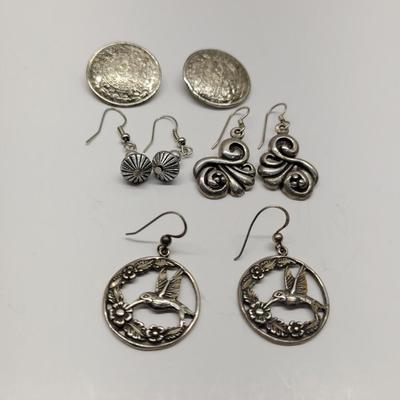 Lot of sterling earrings