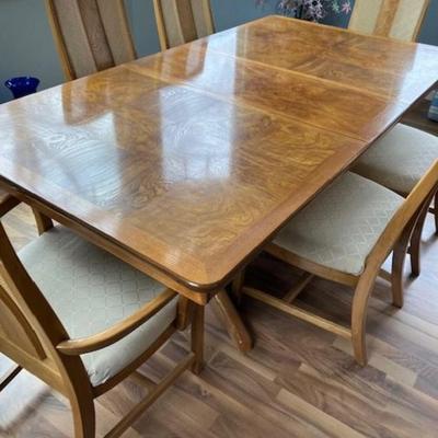 Dining Table And Six Chairs