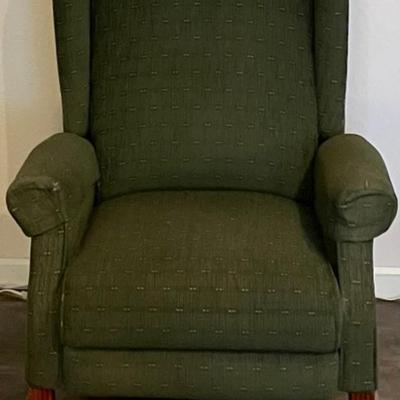 Green Wingback Chair