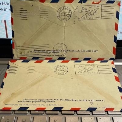 2 National Air Mail Week Commemorative Event Covers May/1938 as Pictured.