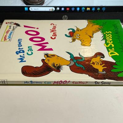 Mr. Brown Can Moo, Can You? (Beginner Books) by Dr. Seuss in Fair-Good Condition as Pictured.