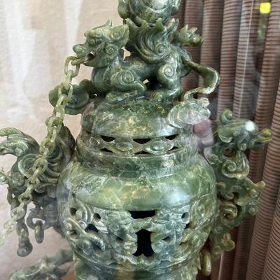Solid Jade Statue