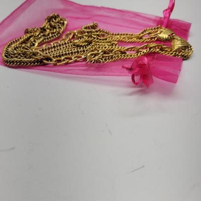 Vintage Goldtone 3 strand Monet Chain Necklace