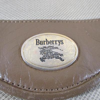 Very Vintage Burberry Brown Grainy Leather Small Crossbody Bag Shoulder N69112