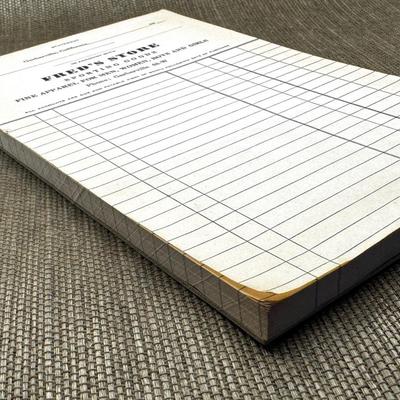 LOT 24 - Vintage Fred's Store of Garberville Receipt Book
