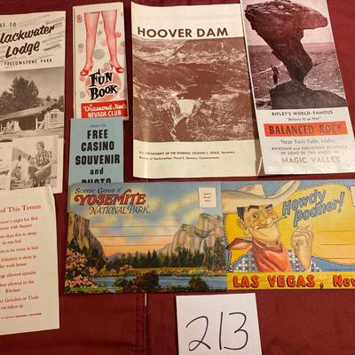 Vintage Postcard and Bochures