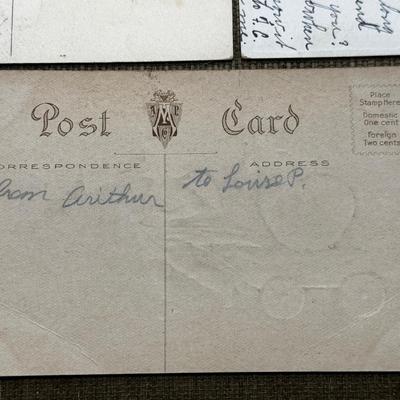 LOT 26 - Antique Valentine Postcard Lot of 5