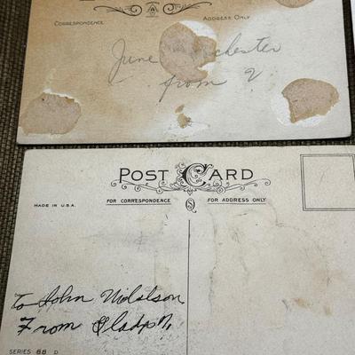 LOT 26 - Antique Valentine Postcard Lot of 5