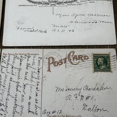 LOT 26 - Antique Valentine Postcard Lot of 5