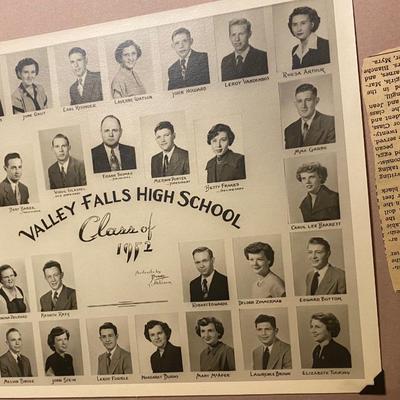 Valley Falls Class 1952 and more