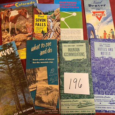 1956 Colorado Trip Brochures