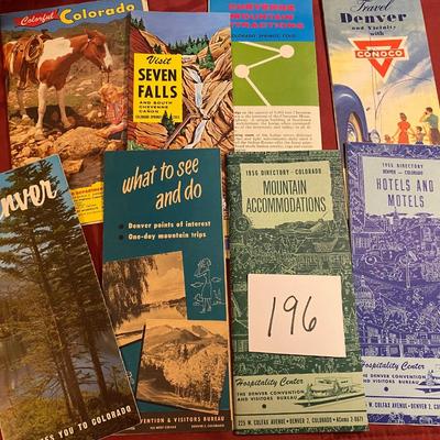 1956 Colorado Trip Brochures