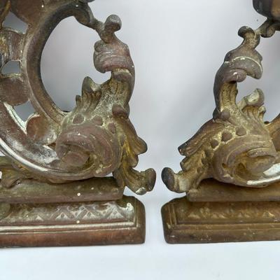 Antique Andirons (2) (See Description)
