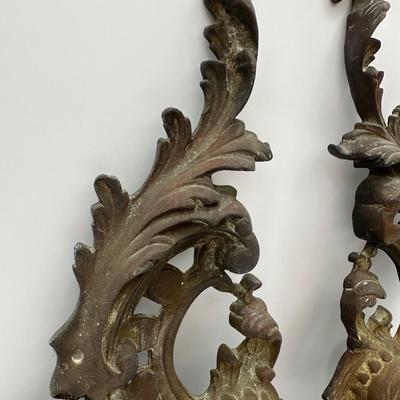 Antique Andirons (2) (See Description)