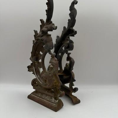 Antique Andirons (2) (See Description)