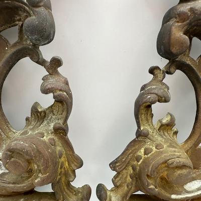 Antique Andirons (2) (See Description)