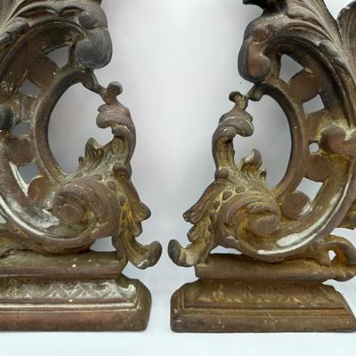 Antique Andirons (2) (See Description)