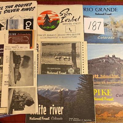 Vintage Colorado Trip Brochures
